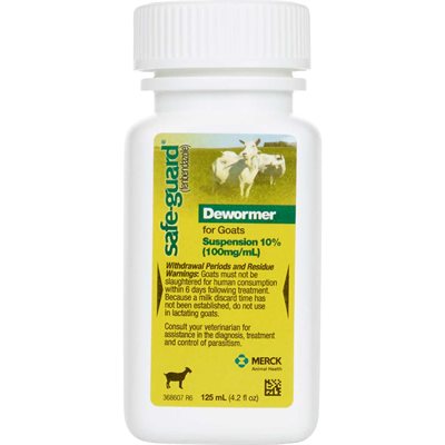 Safe-Guard® Suspension 10% Goat Dewormer, 125 mL